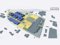 Die 3D-Visualisierung des EDEKA-Campus; Copyright: EDEKA