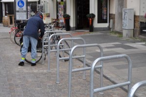 Fahrradabstellanlage Minden Innenstadt