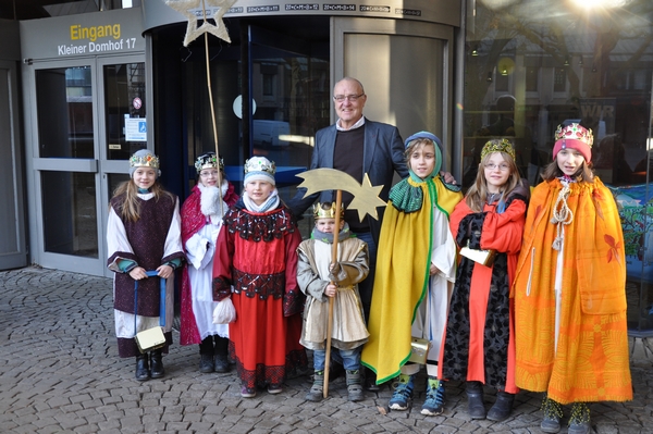 Sternsinger im Rathaus Minden