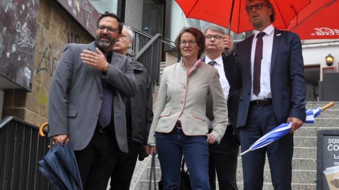 Ministerin auf Heimattour