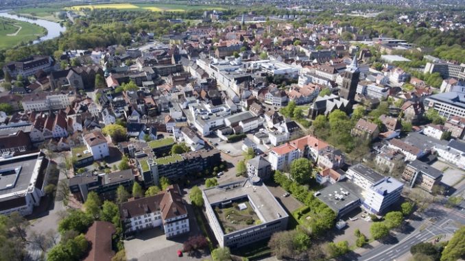 Luftbild Innenstadt Minden