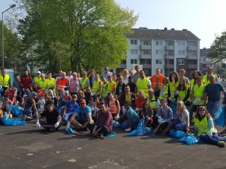Mehr als 60 Freiwillige machten bei der Aktion „Saubere Landschaft“ in Bärenkämpen mit