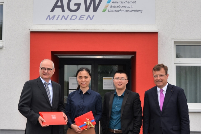 Erneut Hospitanten aus China in Minden