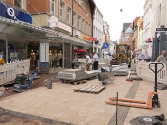 Neugestaltung Fußgängerzone: Letzter Bauabschnitt läuft