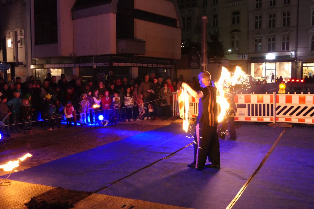 Feuershow mit Danse Infernale