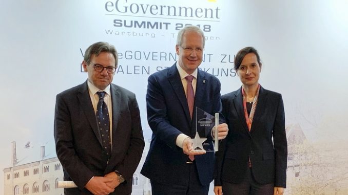 Stadt Hannover erhält eGovernment Kommunal Award 2018