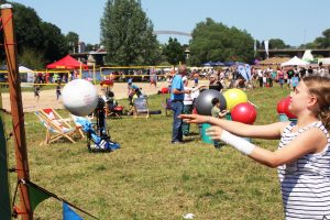 Familienfest auf Kanzlers Weide