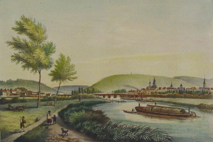 Minden Weser 1840