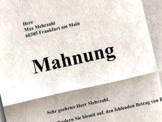 Warnung vor falschen Inkassoschreiben