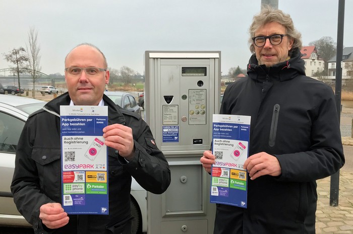 Smartes Parken jetzt auch in Minden