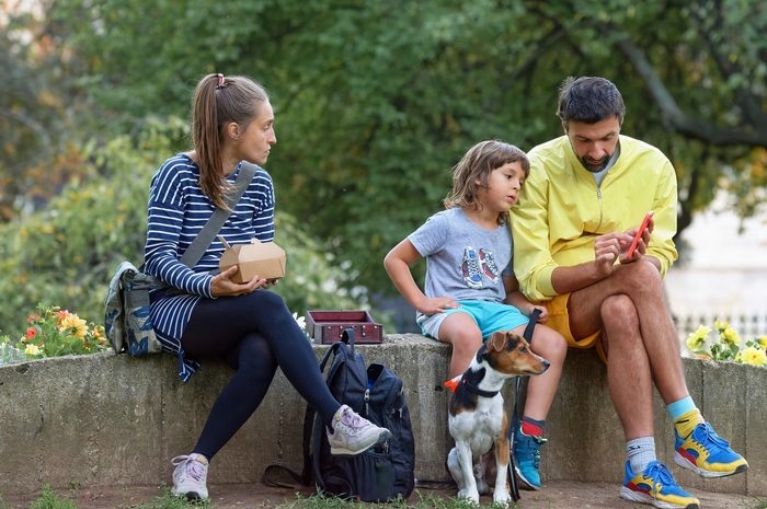 Familienmitglied Smartphone