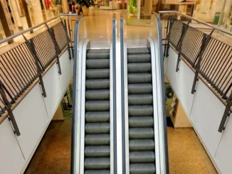 Kaufhaus Rolltreppe