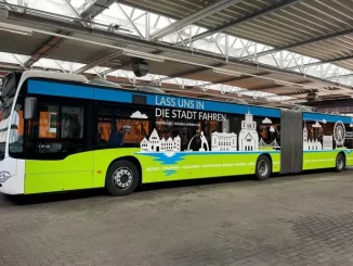 Der neue Innenstadtbus von Minden