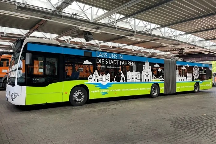 Der neue Innenstadtbus von Minden