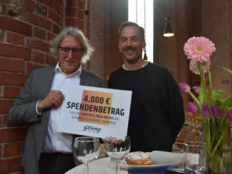 Spendenübergabe von der Bäckerei Göing